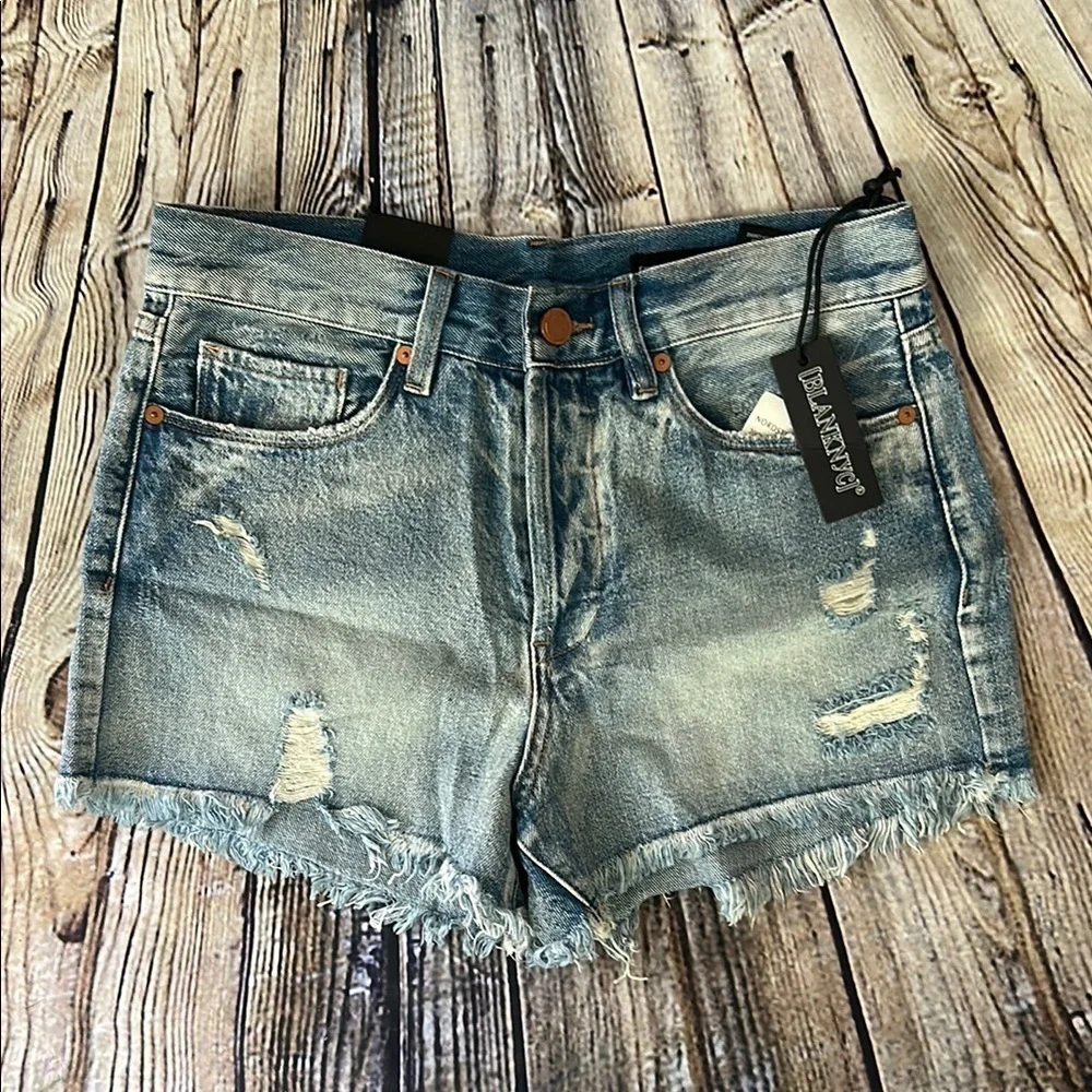 BlankNYC Distressed Denim Jean Shorts